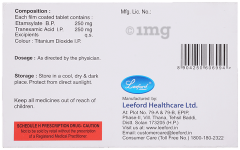 Theolate 250mg/250mg Tablet image