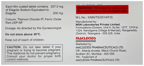 Macgolix 200 Tablet image Macgolix 200 Tablet image