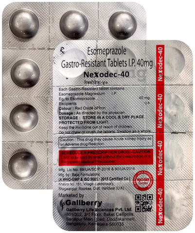 Nexodec 40mg Tablet image Nexodec 40mg Tablet image