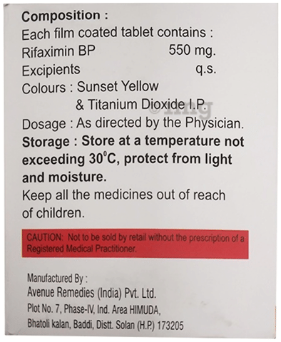 Xifarix 550 Tablet image