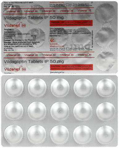 Vildanex 50mg Tablet image