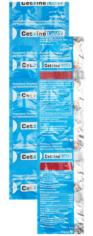 Cetzine Cold Tablet image