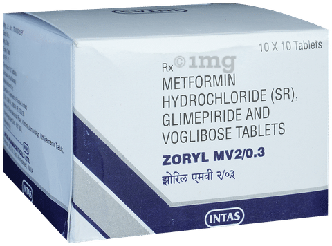 Zoryl MV 2/0.3 Tablet SR