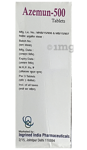 Azemun 500 Tablet image Azemun 500 Tablet image