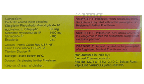 Sitaday-GM 2 Forte Tablet image Sitaday-GM 2 Forte Tablet image