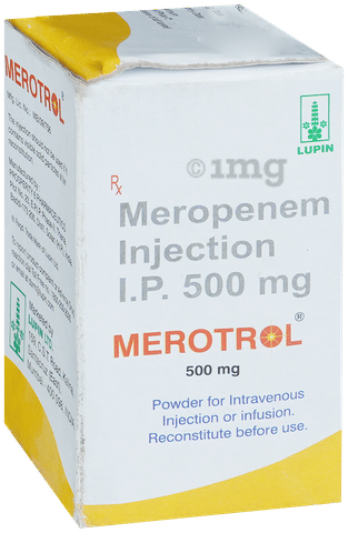 Merotrol 500mg Injection image