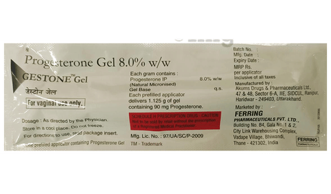 Gestone 8% Vaginal gel
