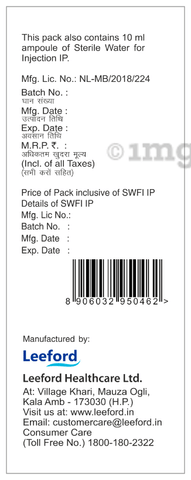 Cefaprex S 1000mg/500mg Injection