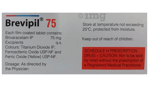 Brevipil 75mg Tablet image