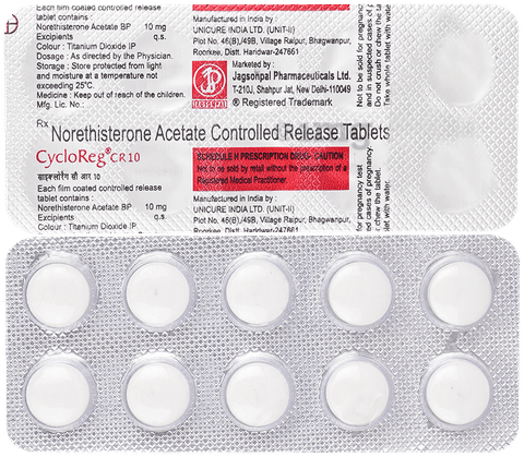 Cycloreg CR 10 Tablet image