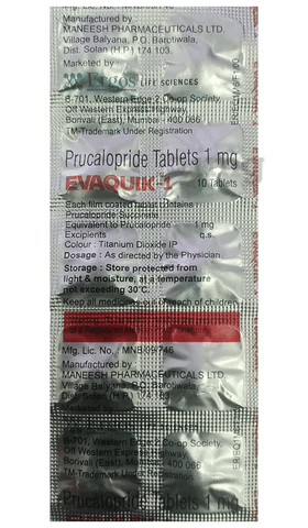 Evaquik 1mg Tablet image