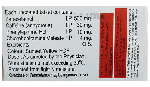 Ximicold Tablet image