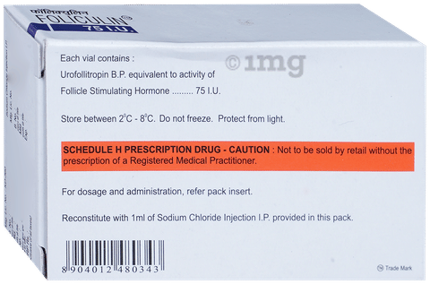 Foliculin 75IU Injection image Foliculin 75IU Injection image