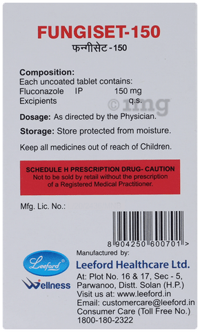Fungiset 150mg Tablet image Fungiset 150mg Tablet image