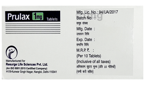 Prulax 1mg Tablet image