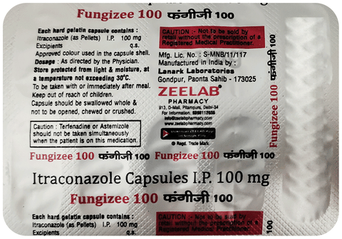 fungiZEE 100 Capsule image