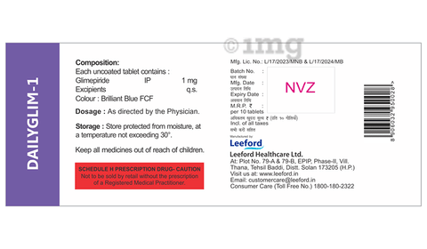 Dailyglim 1mg Tablet image