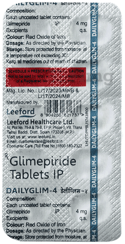 Dailyglim 4mg Tablet image