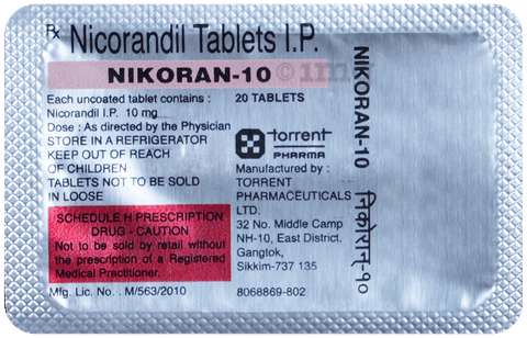 Nikoran 10 Tablet image