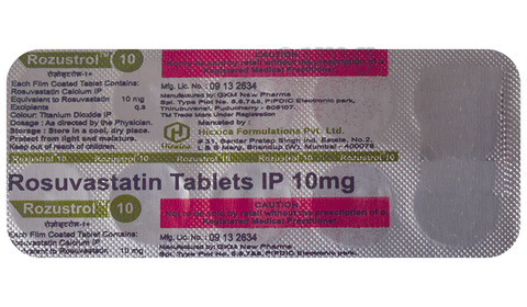 Rozustrol 10 Tablet image Rozustrol 10 Tablet image
