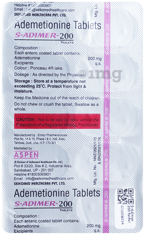 S-Adimer 200 Tablet image