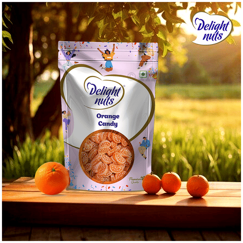 Delight Nuts Orange Candy: Buy packet of 200.0 gm Pack at best