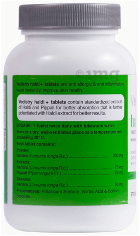 Vedistry Haldi+ Tablet image