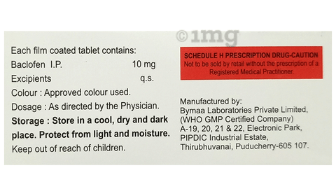 Placifen 10 Tablet image
