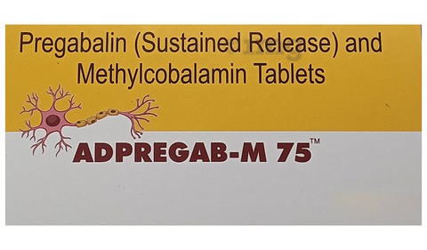 Adpregab-M 75 Tablet SR image Adpregab-M 75 Tablet SR image
