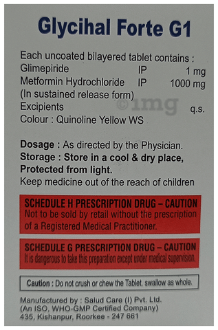 Glycihal Forte G1 Tablet PR