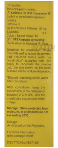 Mahacef Dry Syrup Pineapple image Mahacef Dry Syrup Pineapple image