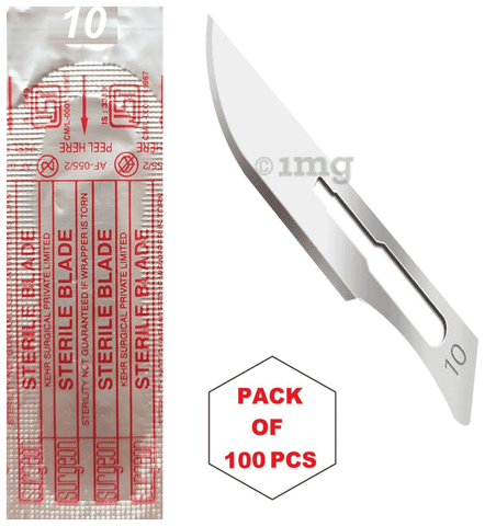 Agarwals Carbon Steel Sterile Surgical Blade 10 Buy combo pack of