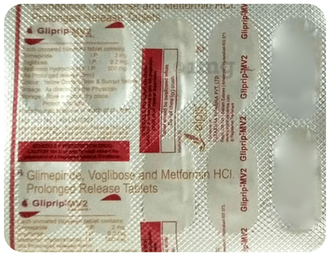 Gliprip-MV2 Tablet PR image Gliprip-MV2 Tablet PR image