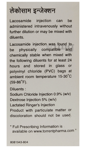 Lacosam Injection image