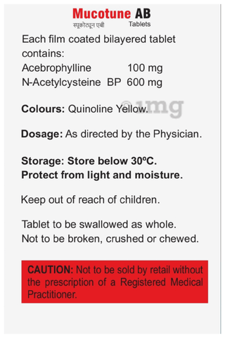 Mucotune AB Tablet image