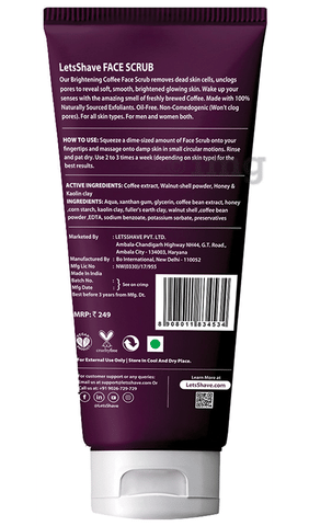 LetsShave Face Scrub image
