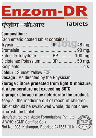 Enzom-DR Tablet