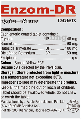 Enzom-DR Tablet image