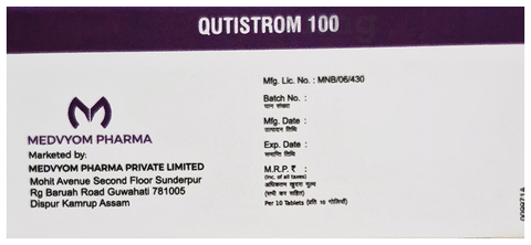 Qutistrom 100 Tablet PR