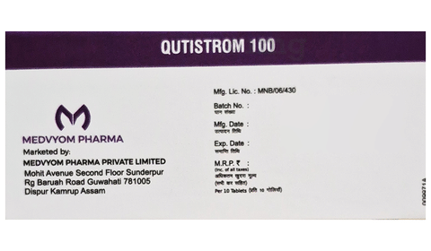 Qutistrom 100 Tablet PR image
