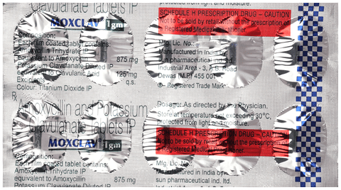 Moxclav 1gm Tablet image