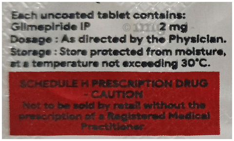 Gliminyle 2mg Tablet image