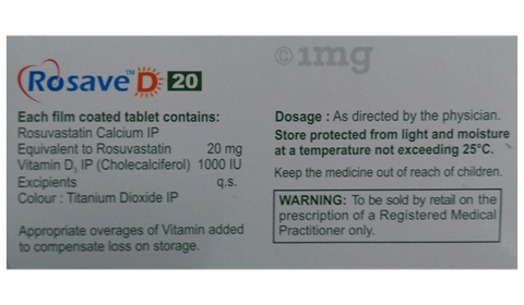 Rosave D 20 Tablet image