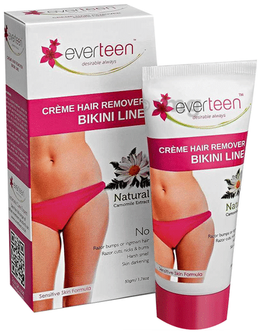 Wet & Dry Combo Pack of Neud Natural Hair Inhibitor 80gm & Everteen Creme Hair  Remover Bikini Line 50gm: Buy combo pack of 2 Packs at best price in India  | 1mg