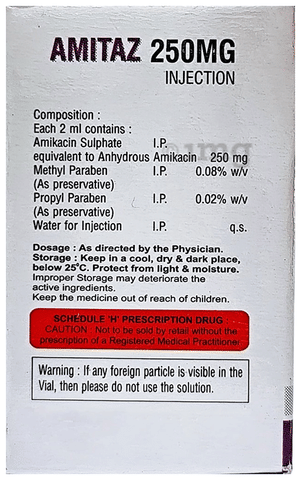 Amitaz 250MG Injection image Amitaz 250MG Injection image