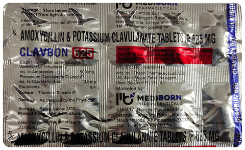 Clavbon 375 Tablet image