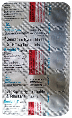 Benidin T Tablet image