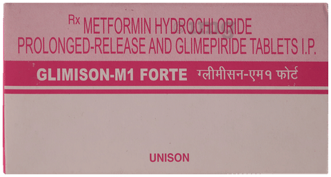 Glimison-M 1 Forte Tablet PR image Glimison-M 1 Forte Tablet PR image
