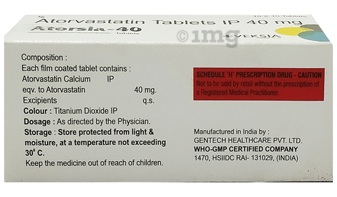 Atorsia 40 Tablet image