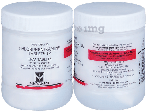 CPM 4mg Tablet image